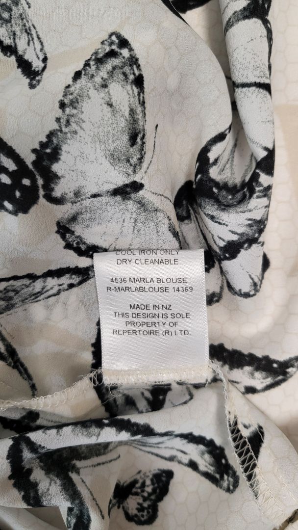 Repertoire Butterfly Print Marla Blouse (12)