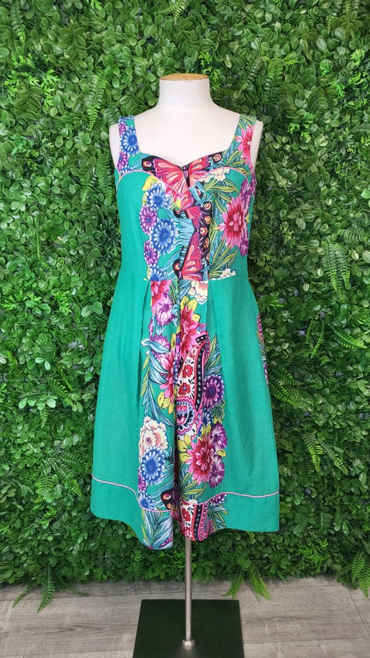 Annah Stretton Green Floral Print Sundress (12)