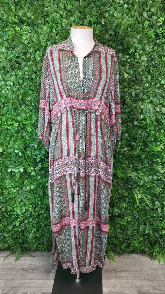 Repertoire Print Pandora Shirt Dress (10)