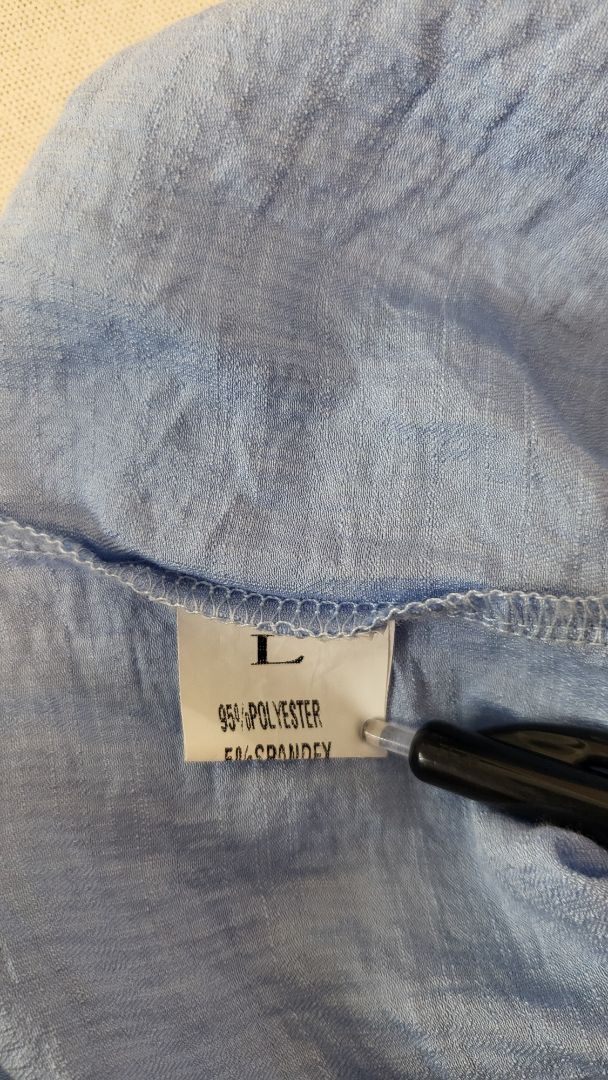 Halo & Hazard Blue Mesh Lace Top (12)