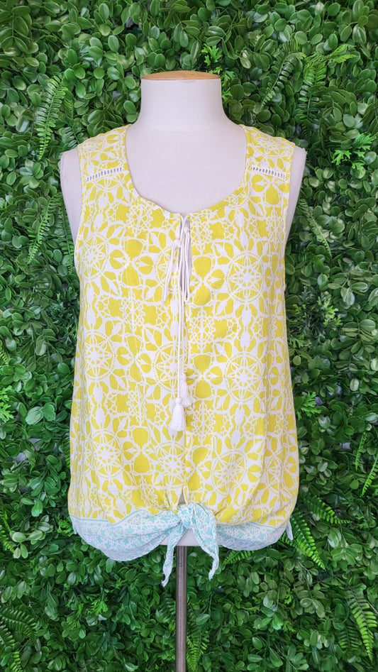Lovestitch Yellow Sleeveless Top (12)