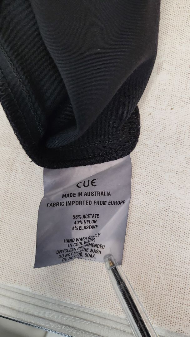 Cue Black Mini Pleat Skirt (8)