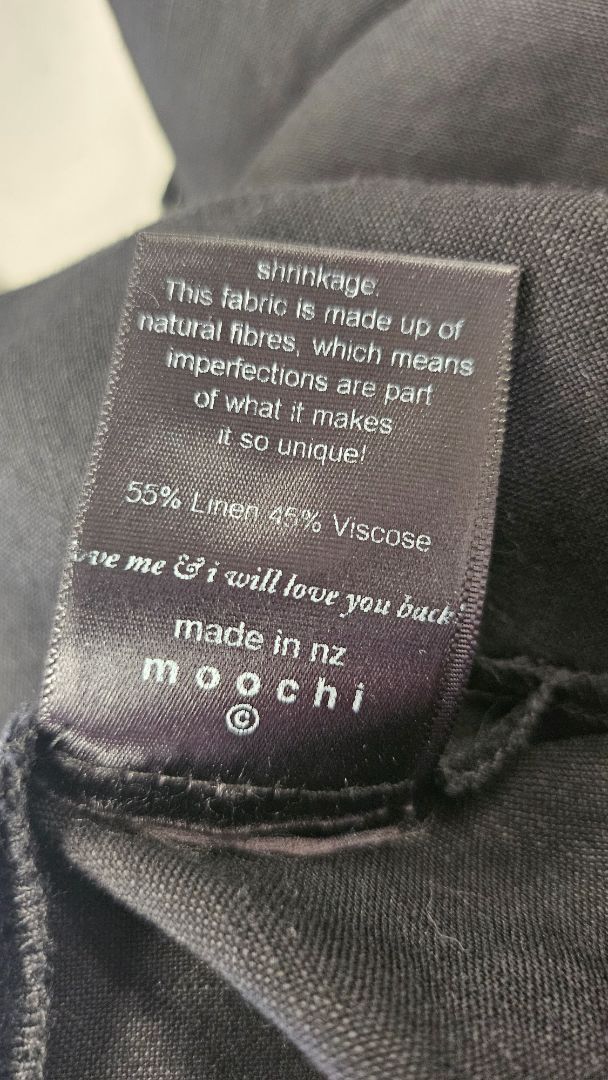 Moochi Black Linen Trust Dress (10)