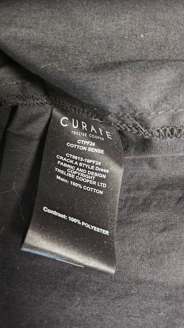 Curate Black Crack A Style Dress (16)