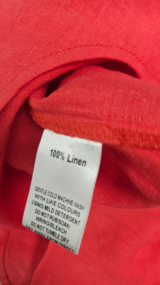 Madly Sweetly Watermelon Linen Top (10)