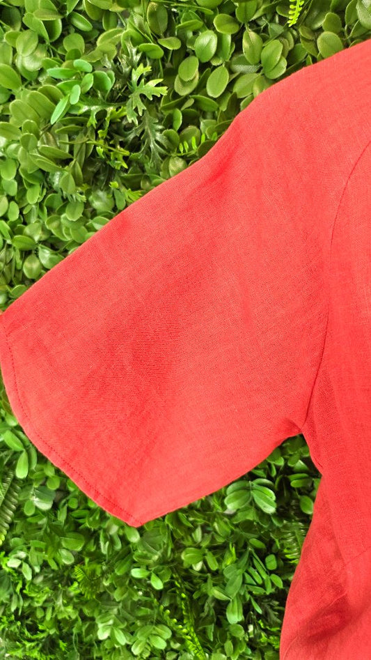 Madly Sweetly Watermelon Linen Top (10)