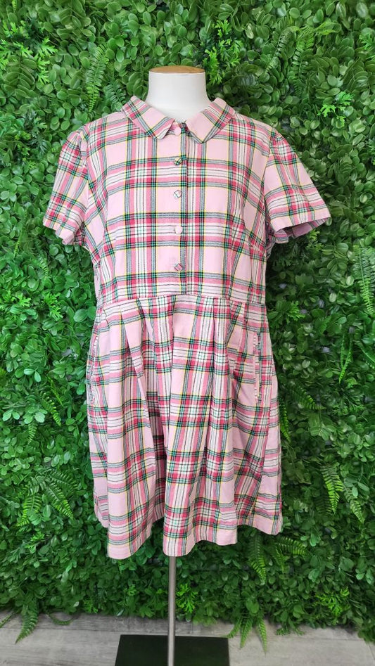 Dangerfield Multi Check Dress (18)