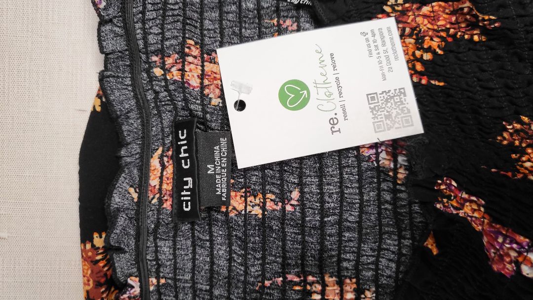 City Chic Black Shirred Dress (18)