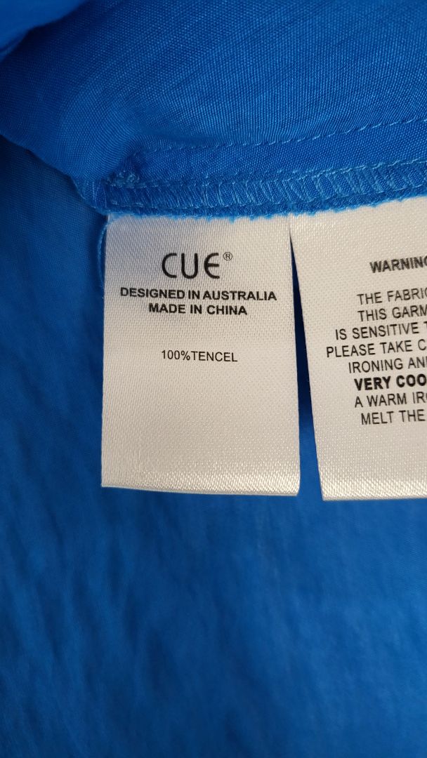 Cue Azure 3/4 Sleeve Blouse (8)