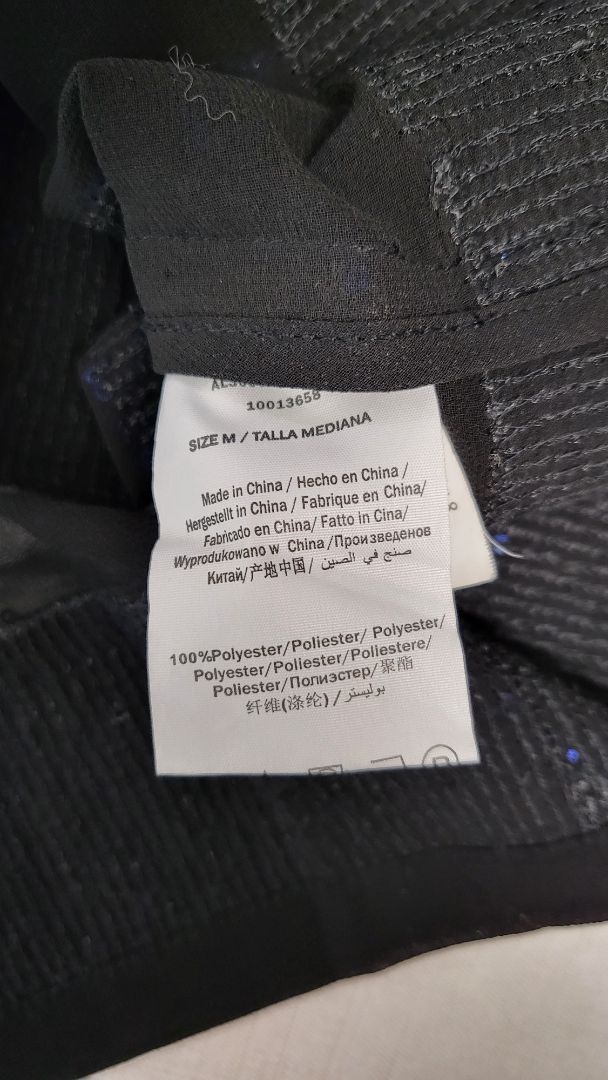 Andy Warhol Blue/Black Sequin Top (8)