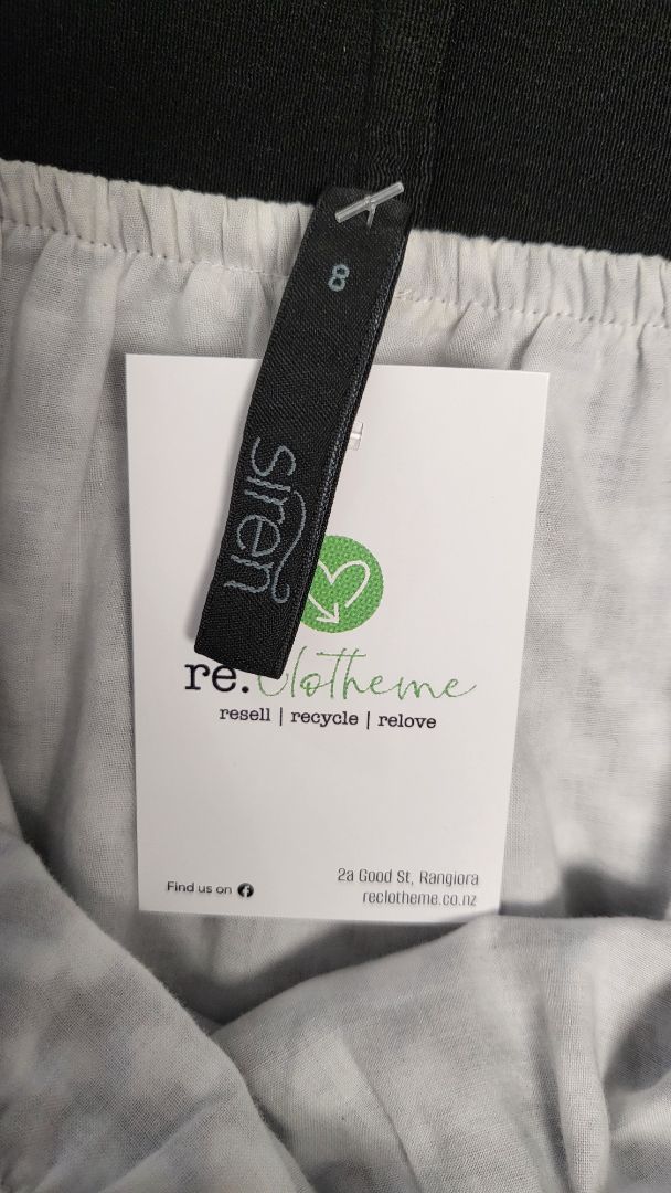 Siren Print Bubble Hem Skirt (8)