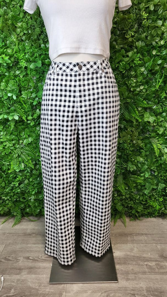 Vassalli Check Straight Leg Pant (14)