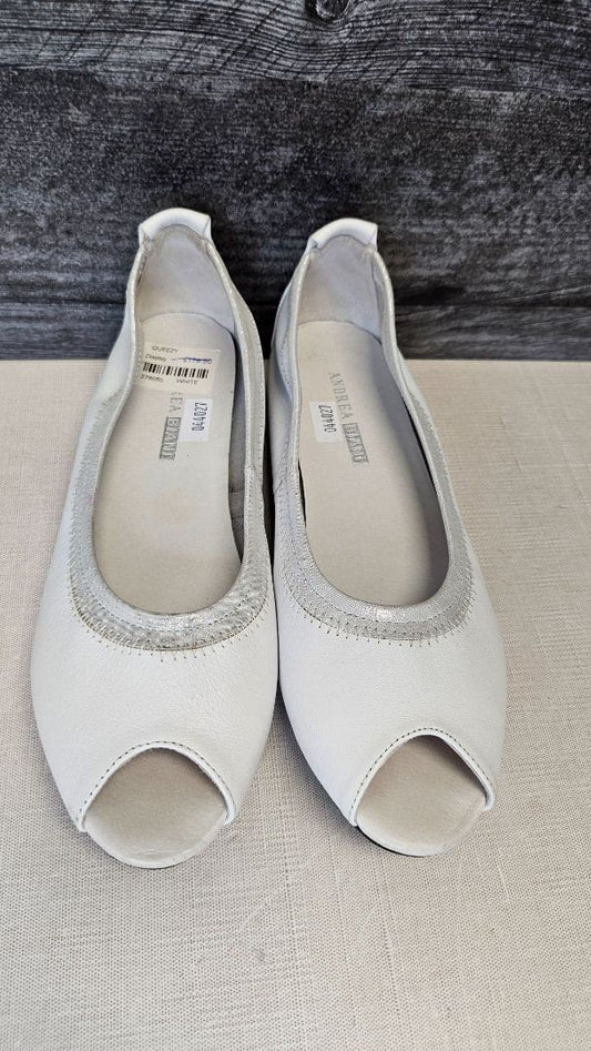 Andrea Biani White Ballet Flat (36)
