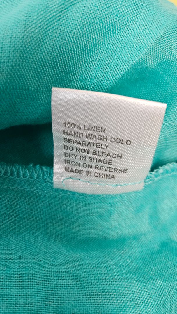 Haven Teal Linen Sleeveless Top (12)