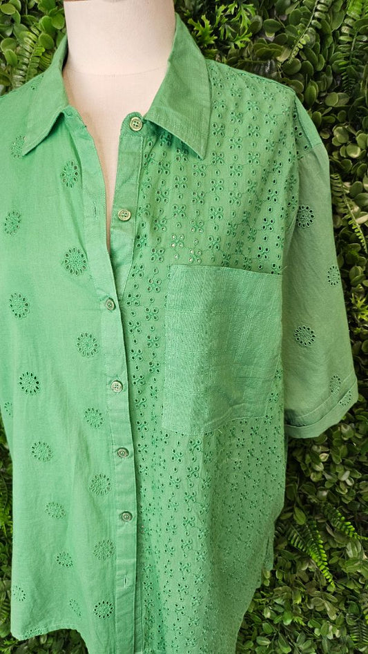 Elm Lifestyle Green Contrast Shirt (16)