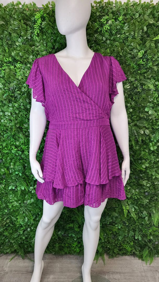 City Chic Magenta Playsuit NEW (20)