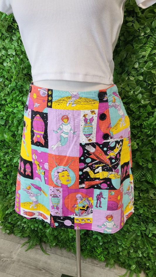 Dangerfield Multi Mini Skirt (12)