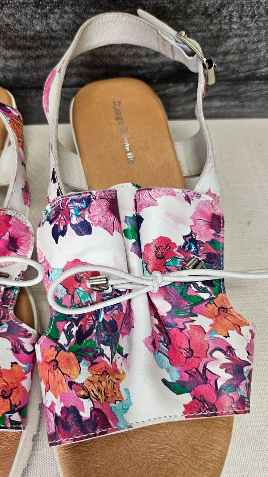 Django & Juliette Floral Slingback Sandal (41)