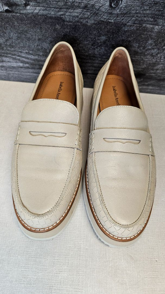 Isabella Anselmi Taupe/Cream Platform Loafer (41)