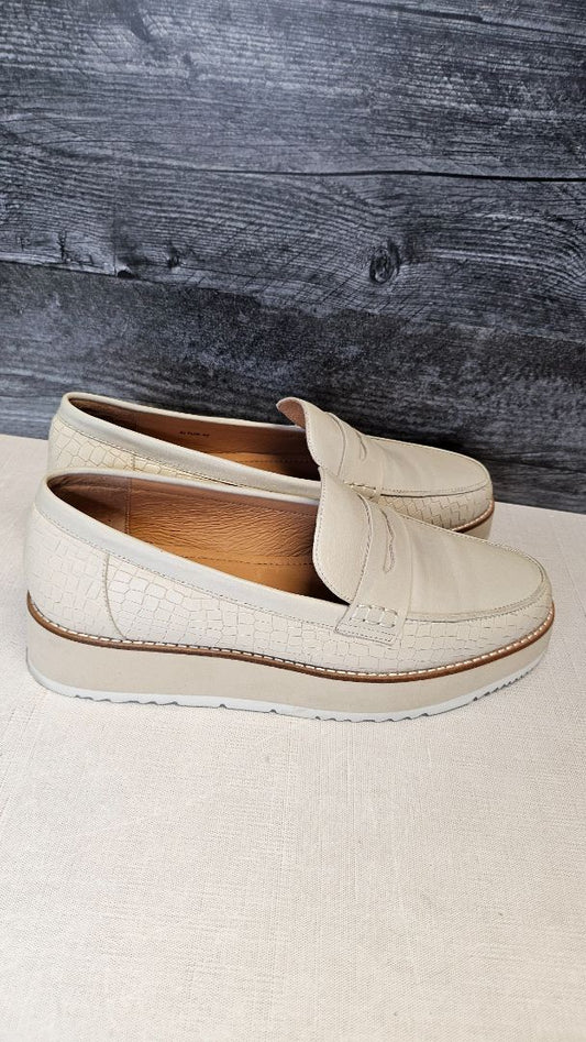 Isabella Anselmi Taupe/Cream Platform Loafer (41)