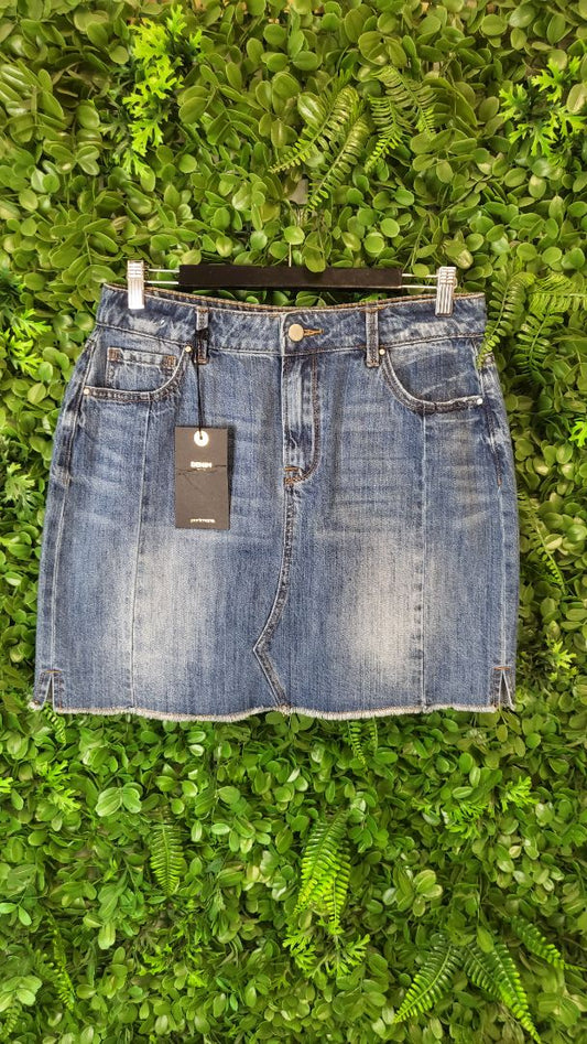 Portmans Ink Denim Skirt (12)