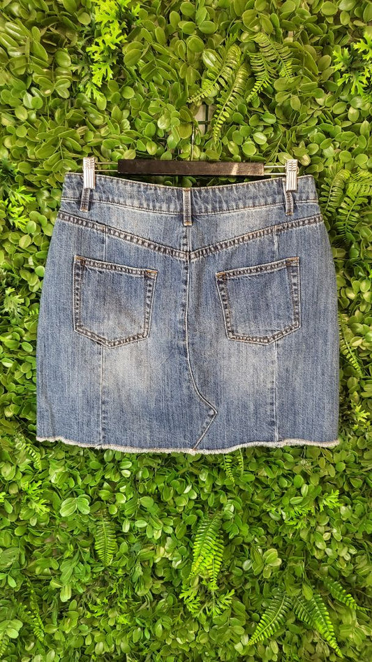 Portmans Ink Denim Skirt (12)