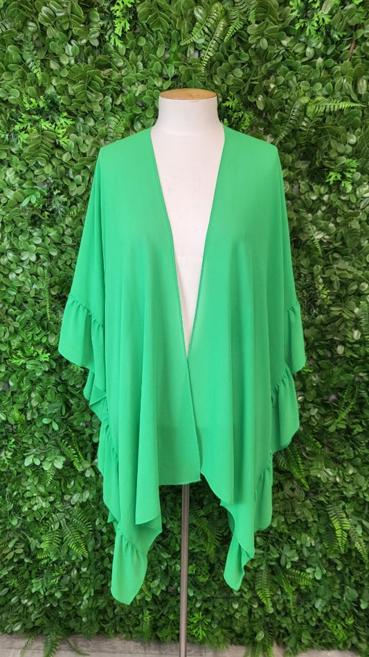 K&K Green Frill Kaftan (OSFM)