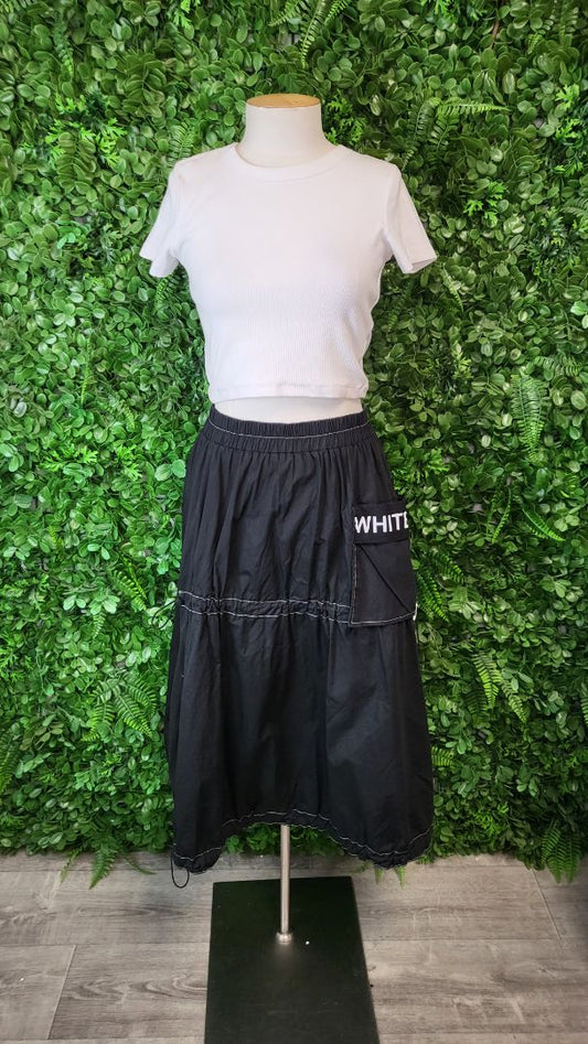 Deanne Hobbs Black Puff Skirt (XS)