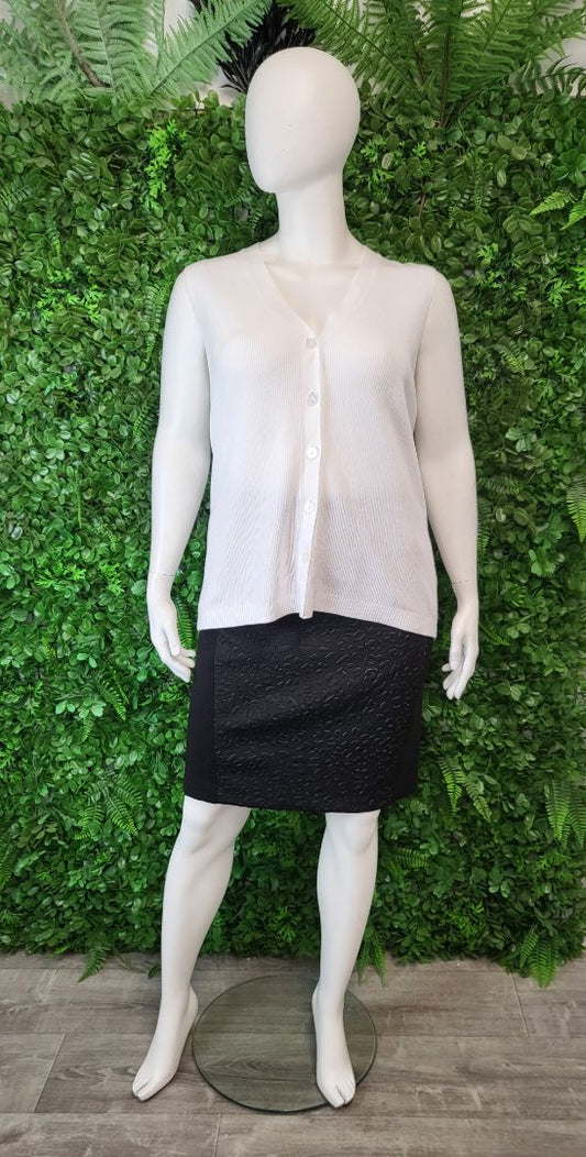 Sportscraft White Cotton Vest BNWT (14-16)