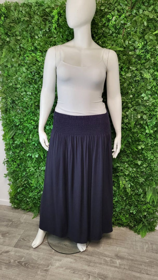 Wild Child Navy Maxi Skirt 20
