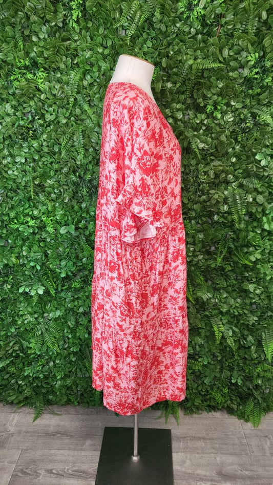 Gloss by Shine On Floral Tier Sun Dress (18-20)