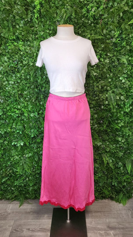Briarwood Pink Sateen Skirt (16)