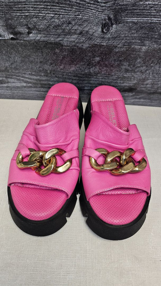 Bresley Pink Chunky Slide (41)