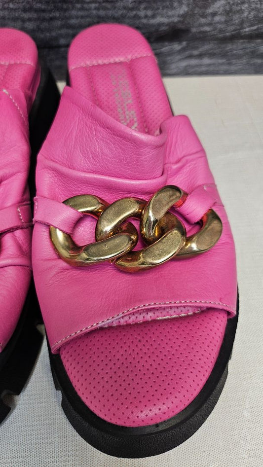 Bresley Pink Chunky Slide (41)