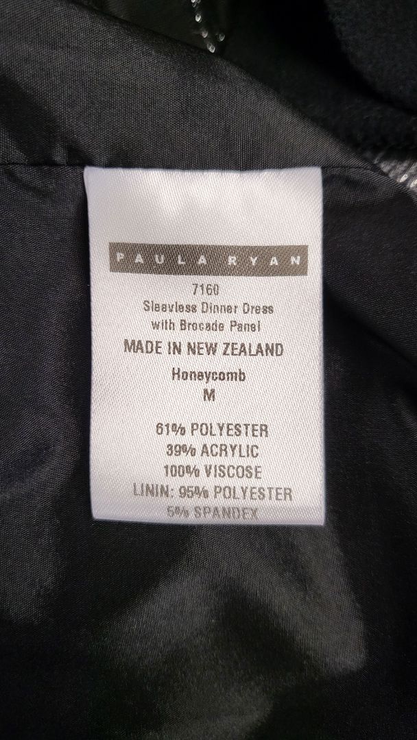 Paula Ryan Black Dinner Dress BNWT (12)