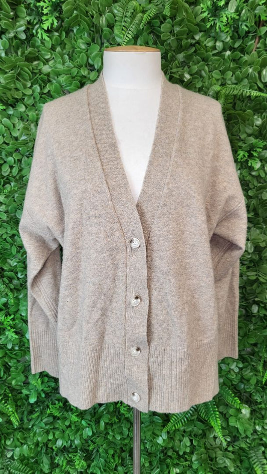 Stella+Gemma Taupe Knit Cardigan (10-12)