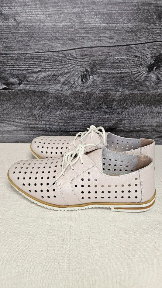 Image Pink Leather Flat (8)