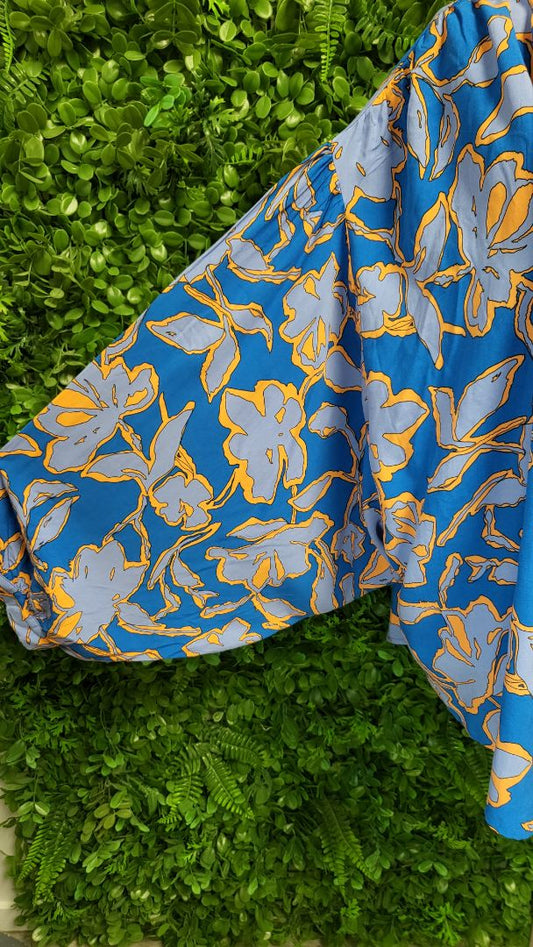 Unknown Blue Print Top (16)