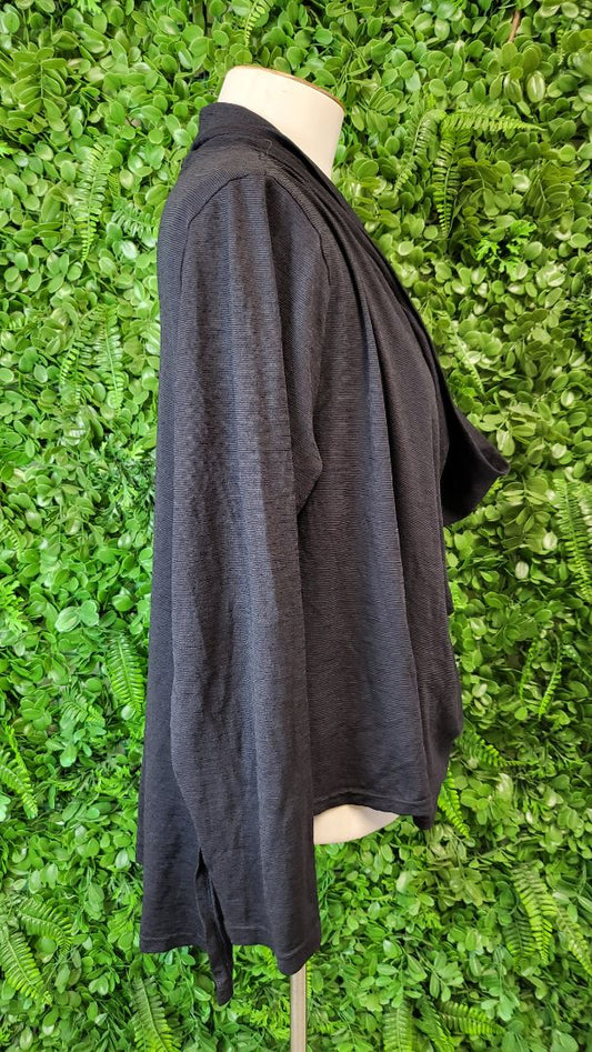 Vigorella Black Wool Blend Top (16)