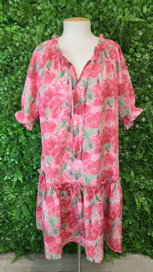 Gloss Floral Drop Tier Dress (14)