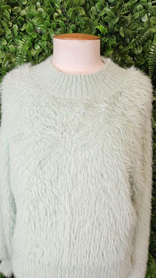 Mink Pink Mint Fluffy Knit (14)