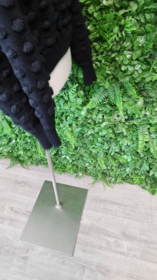 Decjuba Black Bobble Knit Jumper (12-14)