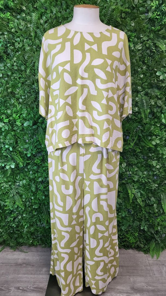 Sportsgirl Print Pant & Top Set (18)