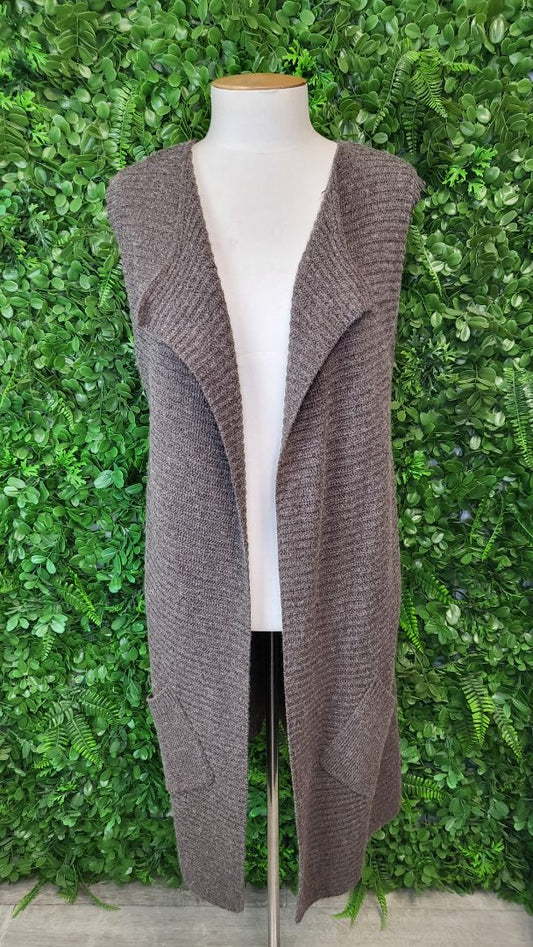 Gharani Strok Brown Longline Vest (12)