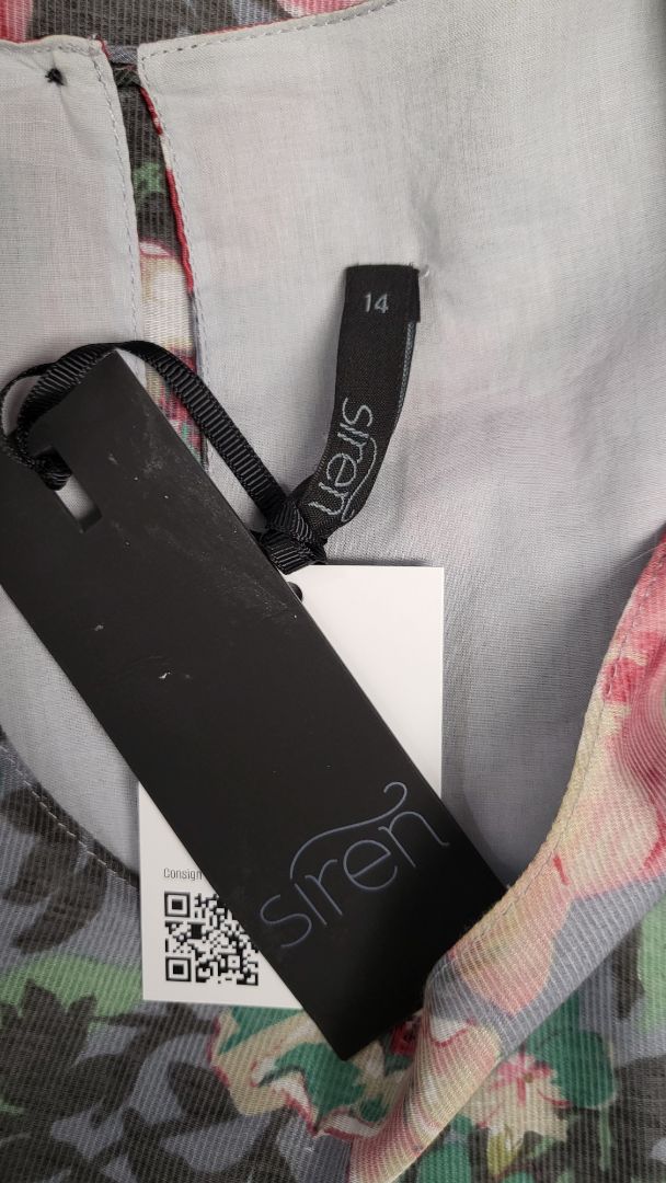 Siren Floral Shift Dress BNWT (14)