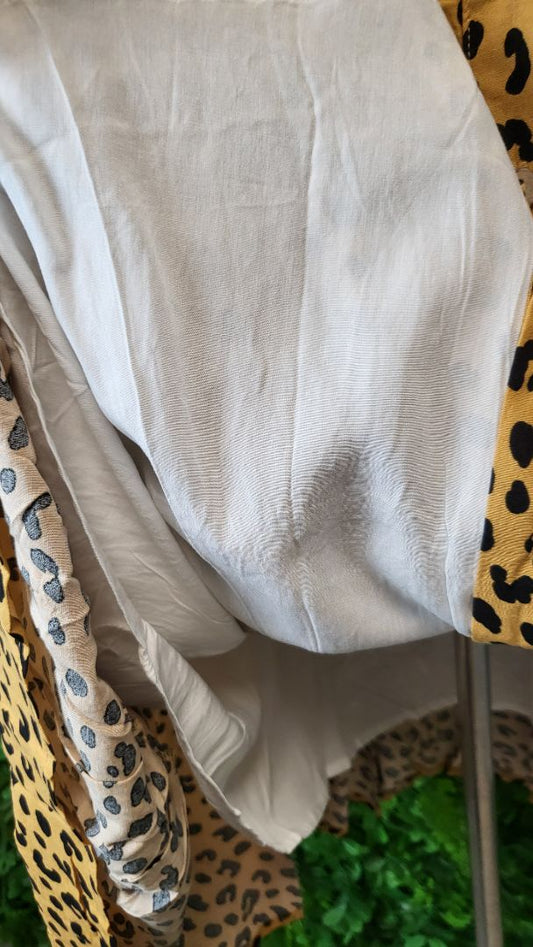 Iris Maxi Mustard Animal Print Dress (12)
