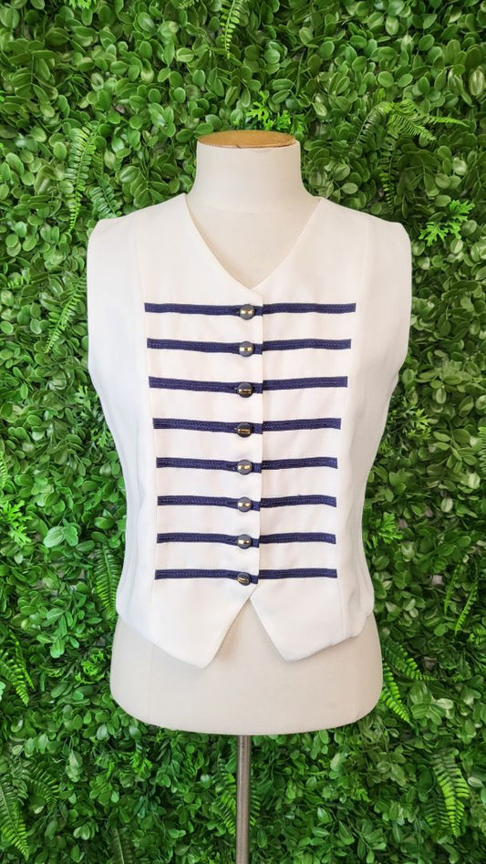 Pierre Cardin Cream Waistcoat (10)