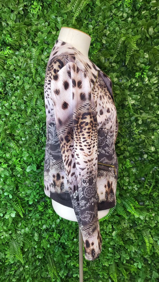 Seven Stars Brown Print Jacket (10-12)