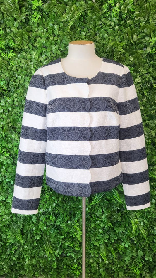 Banana Republic B/W Striped Jacket (14)