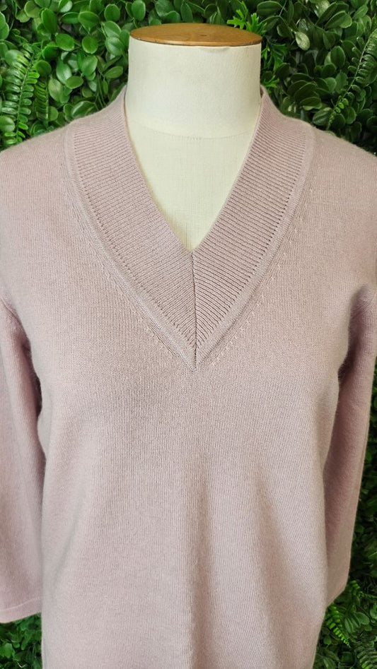 WoolOvers Dusky Pink Fine Merino Knit (10)